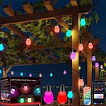 RGBW Outdoor Bulb String
